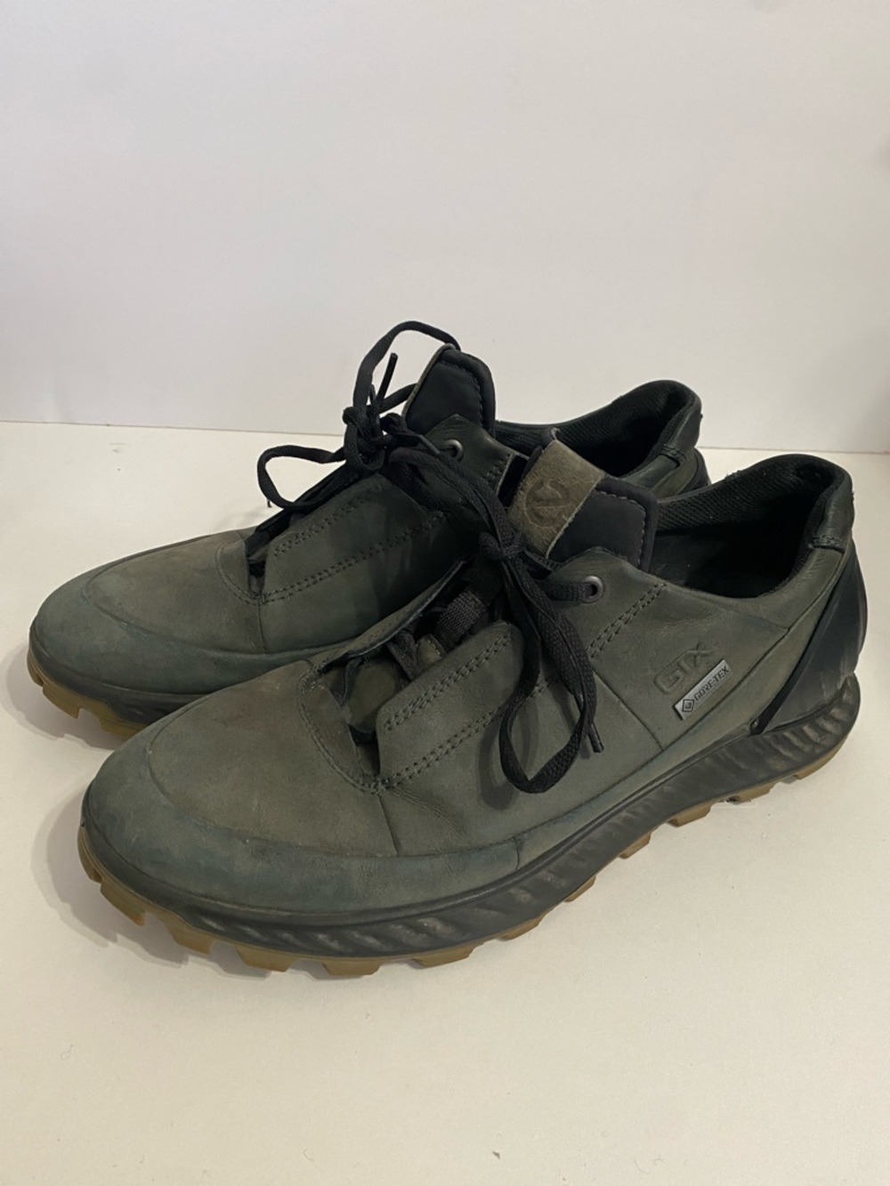 Ecco GTX Gore-Tex Exostrike Phorene Sole Dark Green Low Top Men’s Size9 (43)